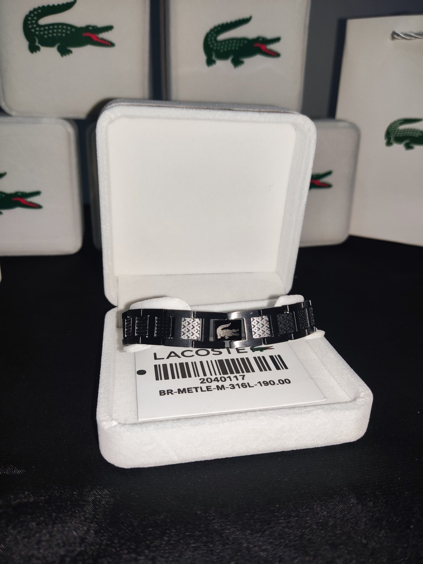 Bracelet Lacoste Metropole en acier